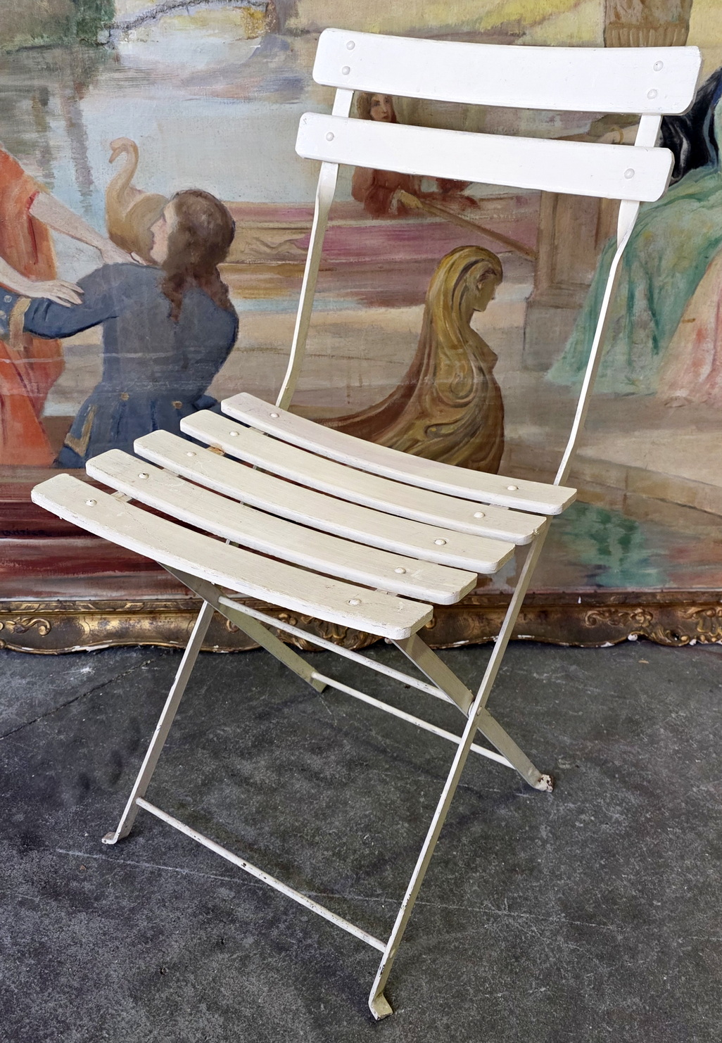 A set of 6 French Garden Chairs